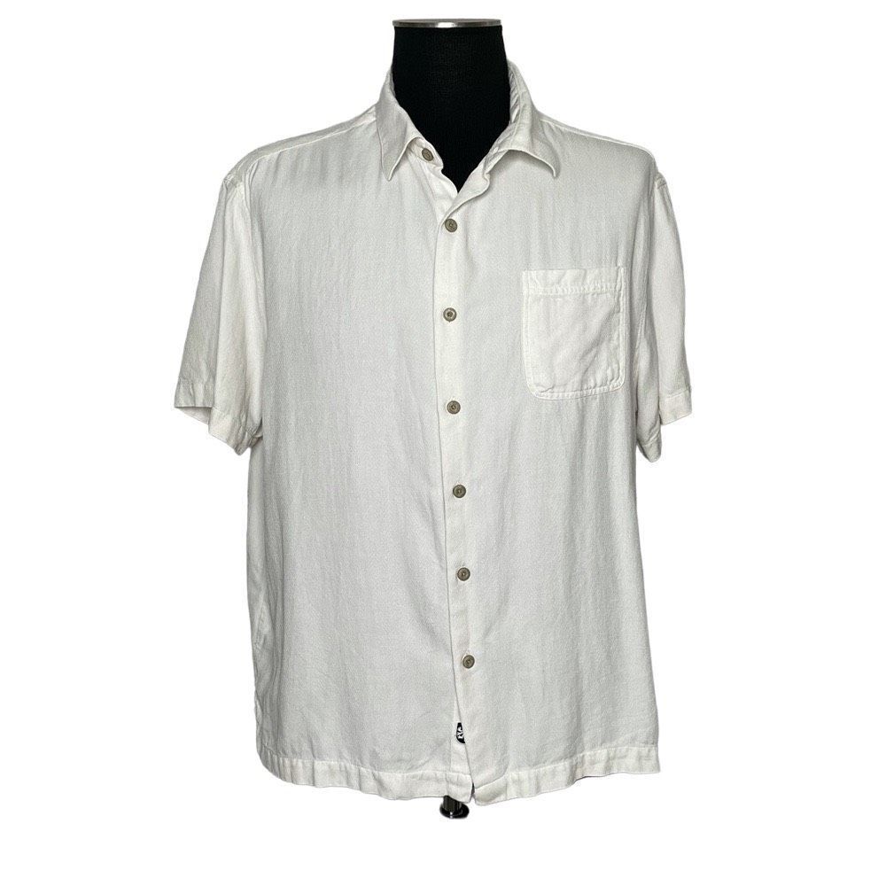 Nay‎ Nast Silk & Cotton Blend Lightweight Button Down - Mens XL